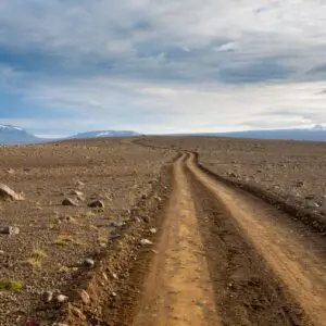 8-day self-drive tour in Iceland, highland road.