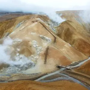 8-day self-drive tour in Iceland, Kerlingarfjoll mountains.