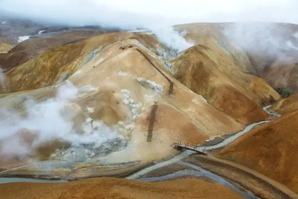 8-day self-drive tour in Iceland, Kerlingarfjoll mountains.