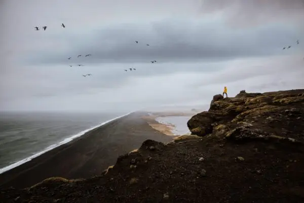 8-day self-drive tour in Iceland, foggy day in the South Coast.