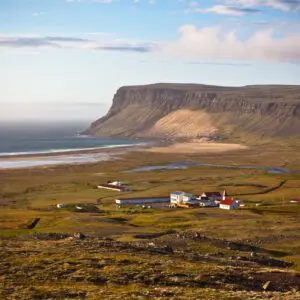 8-Day Self-Drive Tour with South Coast, Golden Circle, Landmannalaugar, Snaefellsnes & Westfjords, Breidavik farm.