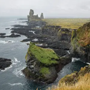 8-Day Self-Drive Tour with South Coast, Golden Circle, Landmannalaugar, Snaefellsnes & Westfjords, Londrangar cliffs.