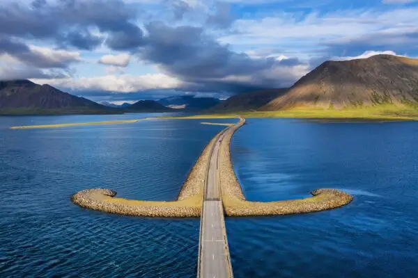 8-Day Self-Drive Tour with South Coast, Golden Circle, Landmannalaugar, Snaefellsnes & Westfjords, road to Grundarfjordur.
