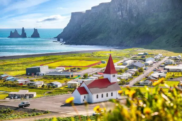 9-day self-drive tour around Iceland, church in Vik.