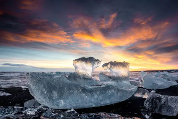 9-day self-drive tour around Iceland, Diamond Beach.