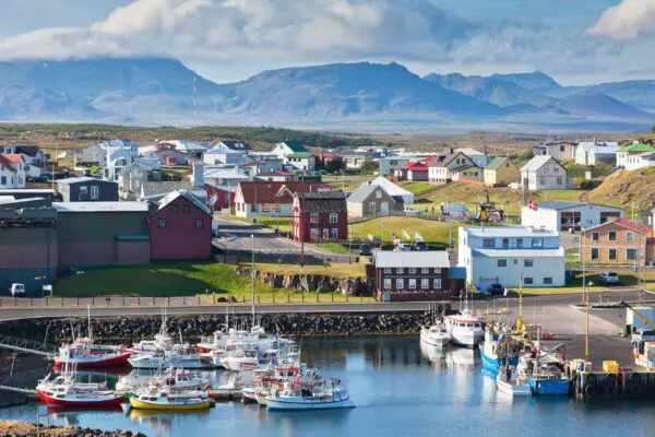 9-day self-drive tour around Iceland, Stykkisholmur in Snaefellsnes Peninsula.
