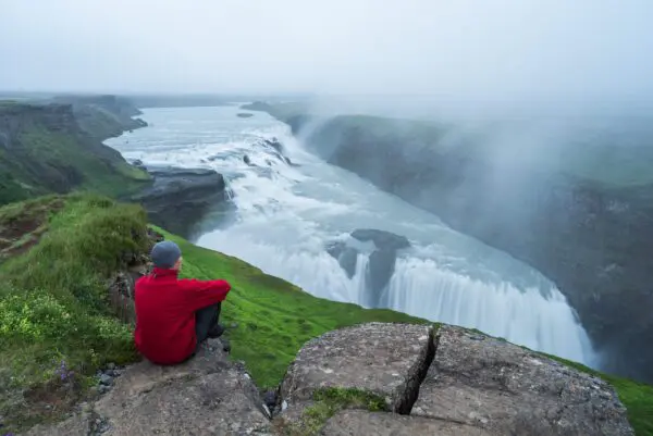 9-day self-drive tour around Iceland, Gullfoss waterfall.