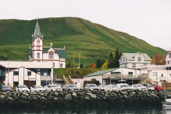 9-day self-drive tour around Iceland, church in Husavik.