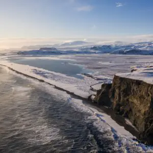 10-Day Winter Ring Road Tour Around Iceland, South Coast view.