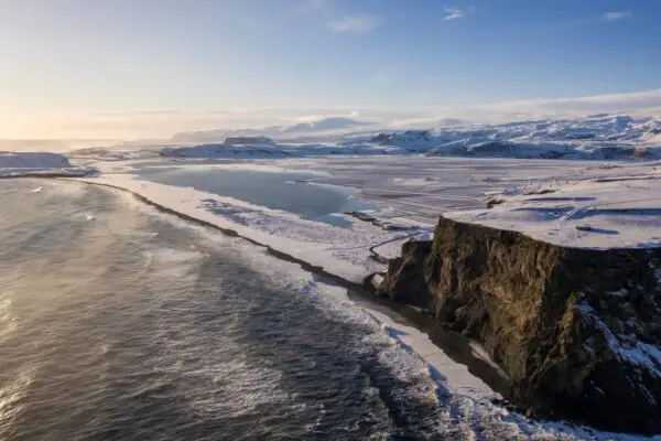 10-Day Winter Ring Road Tour Around Iceland, South Coast view.