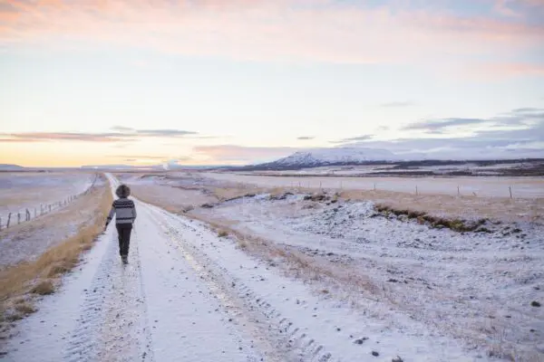 10-Day Winter Ring Road Tour Around Iceland, sunny day.