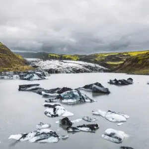 15-Day Self-Drive Tour around Iceland, glacier in the South Coast.