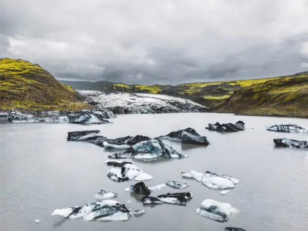 15-Day Self-Drive Tour around Iceland, glacier in the South Coast.
