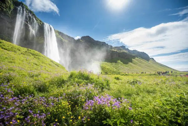 15-Day Self-Drive Tour around Iceland, Seljalandsfoss waterfall.