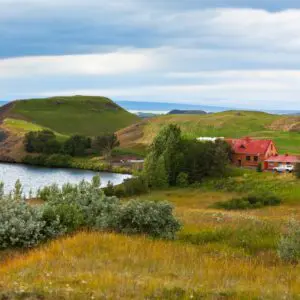 5-Day Self-Drive Tour around North Iceland, cottage close to Myvatn.