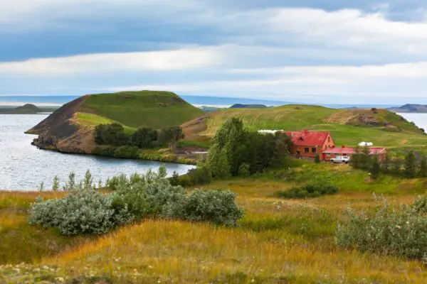 5-Day Self-Drive Tour around North Iceland, cottage close to Myvatn.