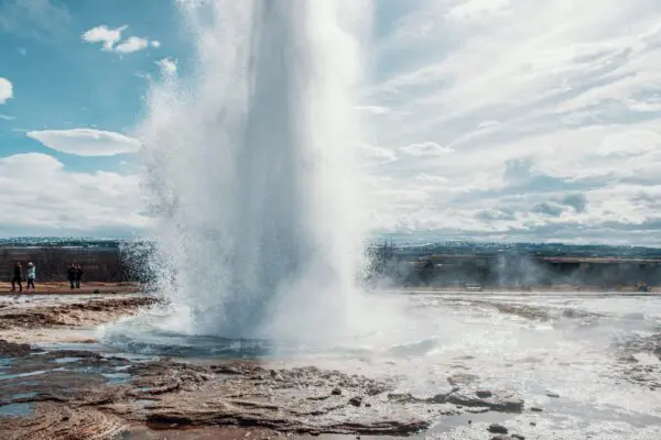 7-Day Self-Drive Trip with South Coast, West Iceland. Geysir Strokkur.