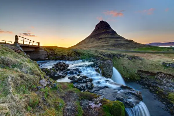 7-Day Self-Drive Trip with South Coast, West Iceland. Kirkjufell mountain.