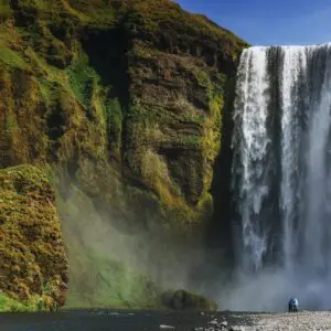 8-Day Highland Road & Hiking Trip in Iceland, Skogafoss waterfall.