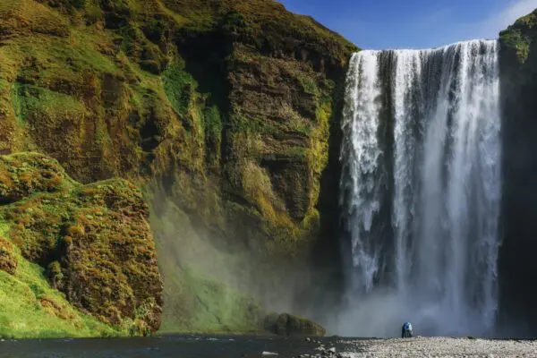 8-Day Highland Road & Hiking Trip in Iceland, Skogafoss waterfall.