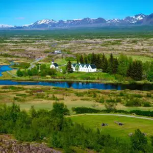 8-Day Highland Road & Hiking Trip in Iceland, Thingvellir National Park.