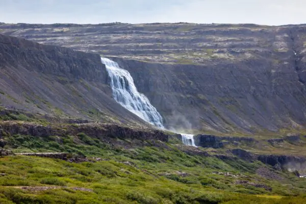 8-Day Self-Drive Road Trip around Wild Westfjords, waterfall.