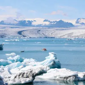 Zodiac Boat Tour in Jokulsarlon.