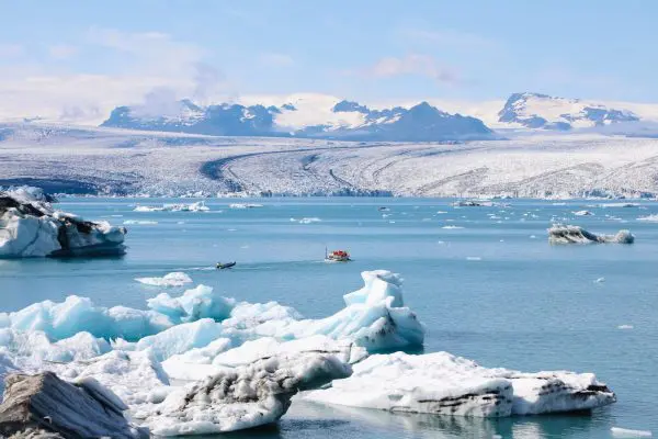 Zodiac Boat Tour in Jokulsarlon.