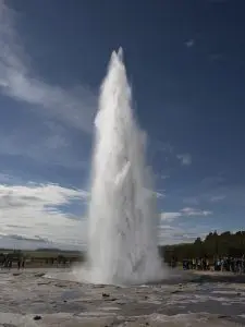 Golden Circle Trips in Iceland, Strokkur geysir.