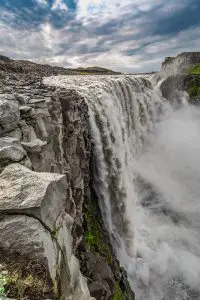 North Iceland, Dettifoss Waterfall.