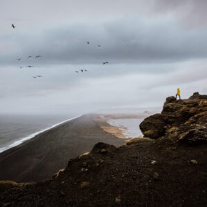8-day self-drive tour in Iceland, foggy day in the South Coast.