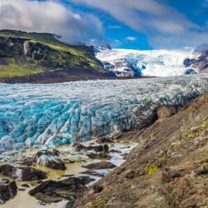 9-day self-drive tour around Iceland, glacier in the South Coast.