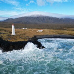 9-day self-drive tour around Iceland, lighthouse in Snaefellsnes Peninsula.