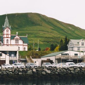9-day self-drive tour around Iceland, church in Husavik.