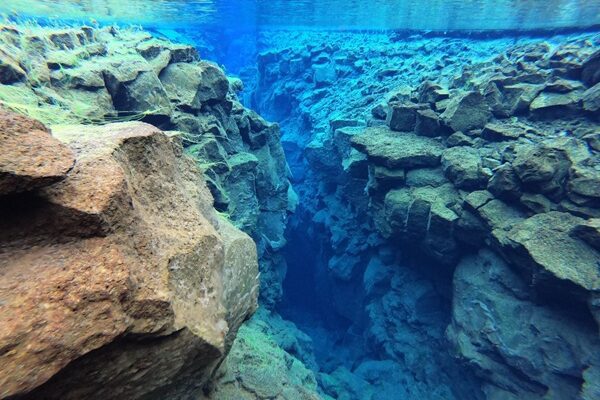 Self-drive tours in Iceland, snorkelling in Silfra.