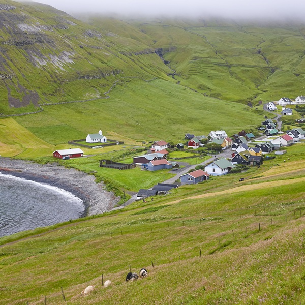 Vacation in the Faroe Islands, Sandoy island.