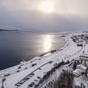 4-Day Short Winter Self-Drive Trip in North Iceland, Akureyri city.