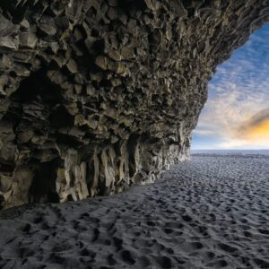 8-Day Highland Road & Hiking Trip in Iceland, Reynisfjara black beach.