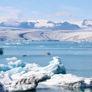 Zodiac Boat Tour in Jokulsarlon.
