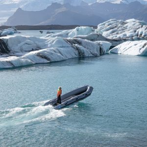 Zodiac Boat Tour in Jokulsarlon.