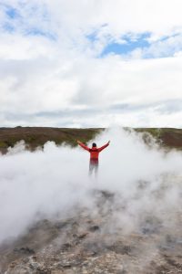 West Iceland hot spring.